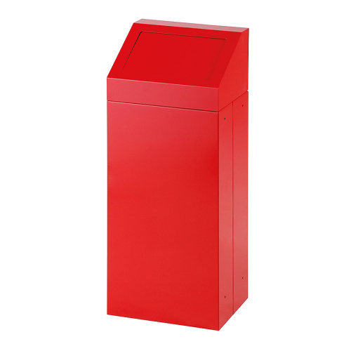 Cos de gunoi cu capac detasabil, 45l - rosu