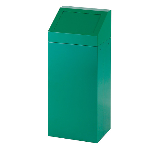 Cos de gunoi cu capac detasabil, 45l - verde