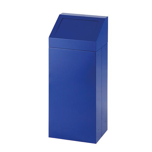 Cos de gunoi cu capac detasabil, 45l - albastru