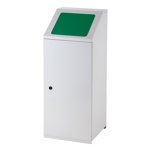 Cos de gunoi din metal pentru deseuri sortate, 100l - verde