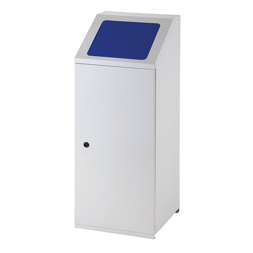 Cos de gunoi din metal pentru deseuri sortate, 100l - albastru