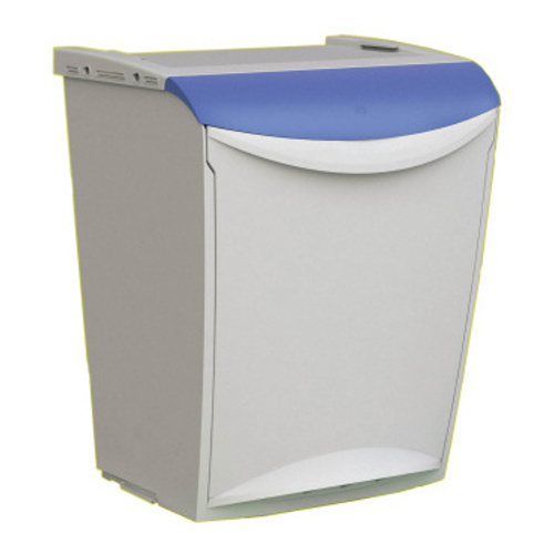 Cos de gunoi pentru colectare selectiva, 25l - capac albastru