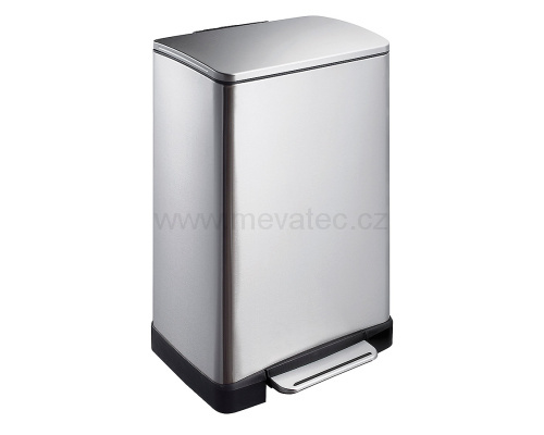 Coș de gunoi inoxidabil cu căptușeală metalică 40 l