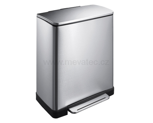 Coș de gunoi inoxidabil cu căptușeală din plastic 50 l