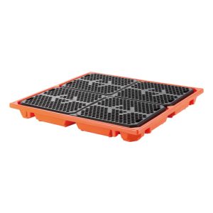 Platforma de retentie din plastic pentru 4 butoaie 215 l (capacitate 1000 kg)