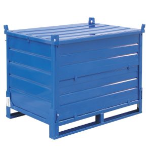 Box-palet pliabil superpozabil in 6 straturi si sigilabil