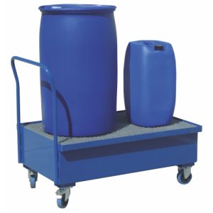 Tavă de retenție mobilă cu grătar pentru două butoaie 220 l