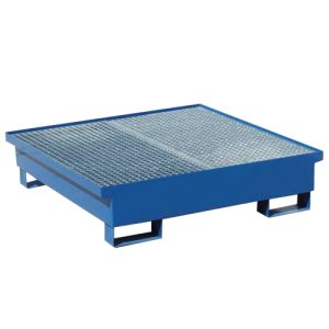 Tavă de retenție cu grătar pentru patru butoaie 220 l