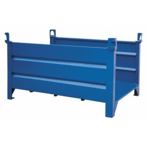 Box-palet metalic cu design deschis pe 2 laturi