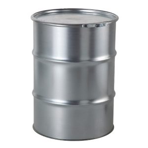 Butoi metalic 200 L cu capac