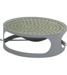 Capac pentru coș beton cu scrumieră - gri
