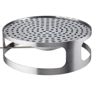 Capac pentru coș de beton cu scrumieră - oțel inoxidabil