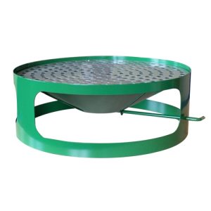 Capac pentru coș beton cu scrumieră - verde