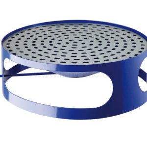 Capac pentru coș beton cu scrumieră - albastru