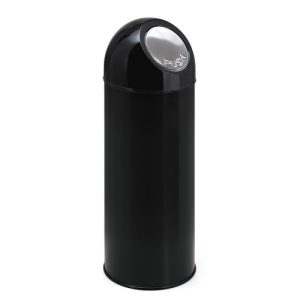 Coș interior 55 L cu clapetă – negru
