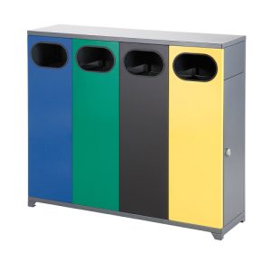 Coș interior cvadruplu pentru colectare selectivă