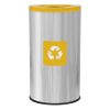 Coș rotund colectare selectivă inox